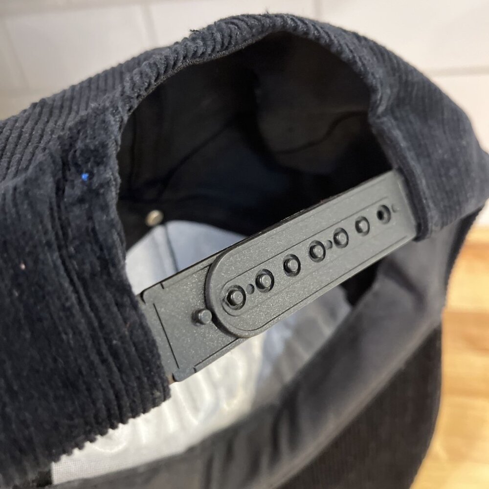 VTG Atlanta Falcons Corduroy Snapback Hat Black Embroidered Logo Starline NFL - Picture 6 of 9